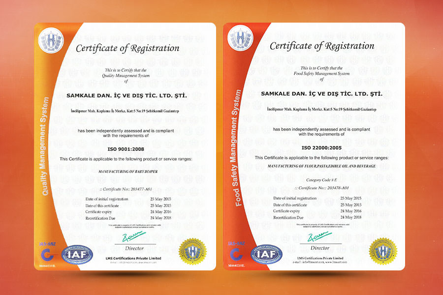 Renewed The ISO Certificates, Our News