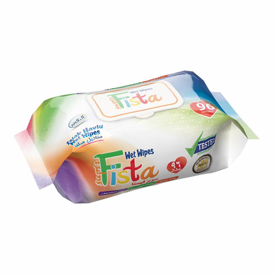 Super Fista Wet Wipes 96 PCS., Wet Wipes